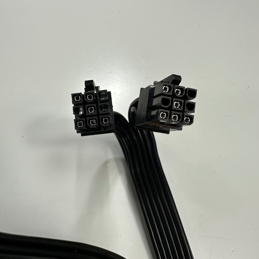 Dây Nguồn 75Cm 2.5ft 600W PCI-E 5.0 12VHPWR (12+4Pin) Male to Super Flower Patented Dual 2 Port 9 Pin Male PSU Power Cable 16AWG For Leadex V & VI Platinum