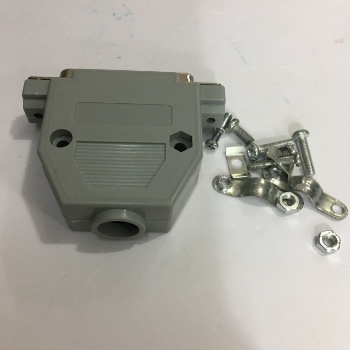 Bộ Rắc Hàn Cổng LPT 1284 Parallel 25 Chân Dương Và Vỏ Ốp DB25 Male Solder Connector Kit Plastic