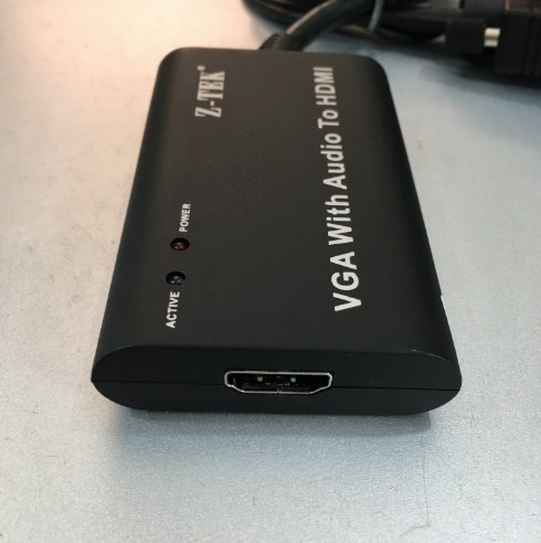 Bộ Chuyển Đổi VGA to HDMI Converter 1080P With USB Power 3.5mm Audio Chính Hãng Z-TEK ZE577C