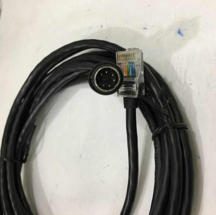 Cáp Honeywell 42206132-02E For Máy Quét Mã Vạch Barcode Scanner 2D Honeywell Xenon 1900GSR-2 Mini Din 6 Pin PS2 Male to RJ50 10 Pin Male Black Length 3M
