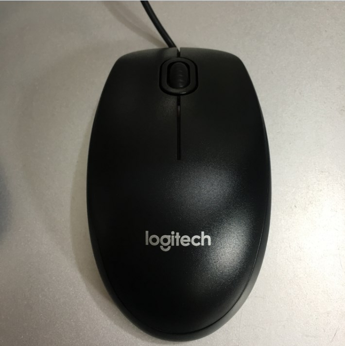 Chuột Máy Tính Logitech B100 Black Cổng USB Mouse