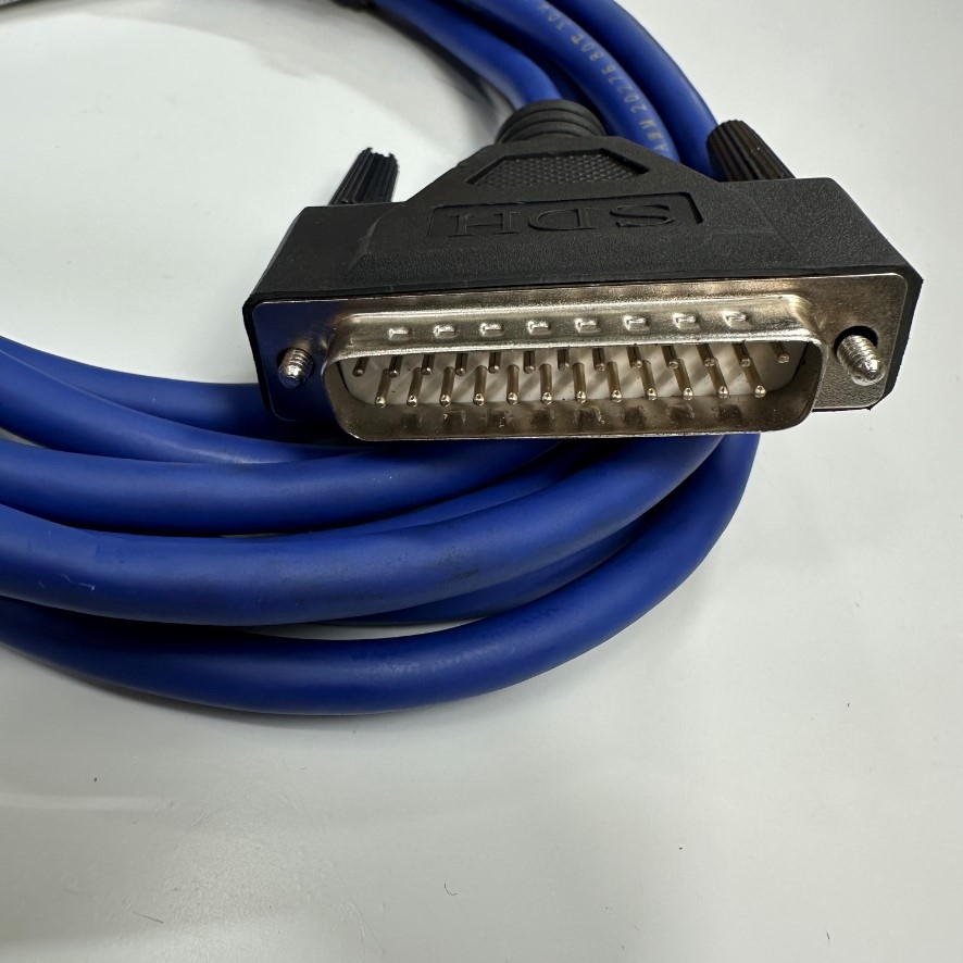 Cáp 3M 10ft Datalogic CAB-DS03-S Cable Connector 17 Pin A-Code Female to DB25 Male For Datalogic Matrix Reader Industrial Barcode Scanner