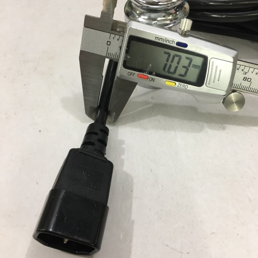Dây Nguồn XUANHUA XH006A XH007A AC Power Cord IEC60320 IEC C13 to IEC C14 10A 250V 3x1.0mm² For Computer Desktop Network Switch Router length 3M