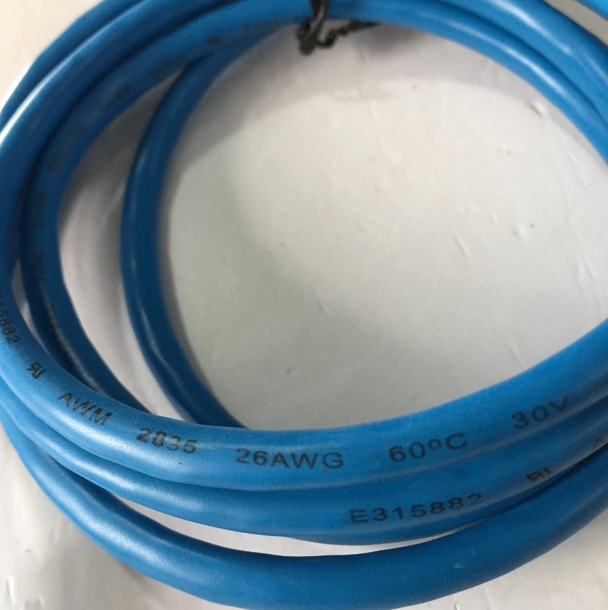 Dây nhẩy Original Patch Cord Lan Network Cat5e TK UTP 8 Wire Full Straight-Through Cable PVC Blue Supports 10/100/1000 Ethernet Length 1.5M