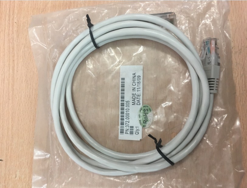 Cáp Mạng Đúc Original Patch Cord Lan Network Cisco 372-00010-005 Cat5e UTP 8 Wire Full Straight-Through Cable White Supports 10/100/1000 Ethernet Length 1.5M