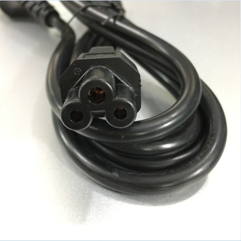 Dây Nguồn I-SHENG SP-022 IS-034 Chuẩn 2 Chân Đầu Tròn AC Power Cord Schuko CEE7 Euro Plug to C5 2.5A 250V 3x0.75mm² Length 1.8M