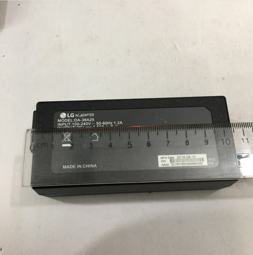 Adapter Original 25V 1.52A 38W LG DA-38A25 For LG SH7 SH7B SH78 Soundbar Connector Size 6.5mm x 1.2mm