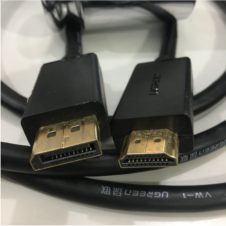 Cáp DisplayPort to HDMI 1080P Cable DP to HDMI Adapter UGREEN 10202 Length 2M