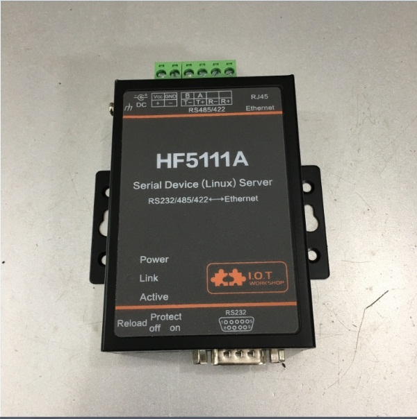 Bộ Chuyển Đổi Tín Hiệu HF5111A Serial Server Device RS232 RS485 RS422 to RJ45 Kết Nối Máy Chủ Nối Tiếp Ethernet Dùng Cho Ngành Công Nghiệp Automatic