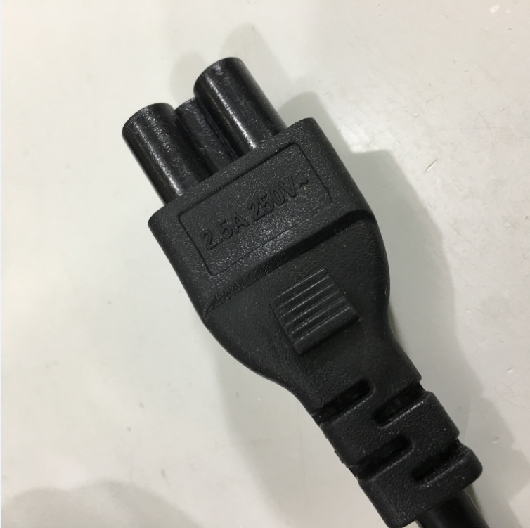 Dây Nguồn Chuẩn 2 Chân Đầu Tròn AC Power Cord Schuko CEE7 Euro Plug to C5 2.5A 250V 3x0.75mm Length 1.5M