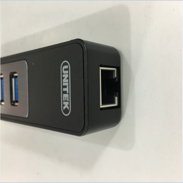 Bộ Converter USB3.0 to 3 Port USB 3.0 + Lan Gigabit Ethernet  10/100/1000 Unitek Y-3045C