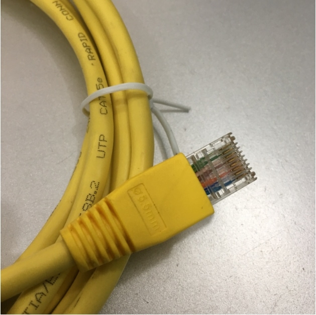 Cáp Cisco Compatible CAB-ETHXOVER Ethernet Cross Over Cable Yellow Length 2M