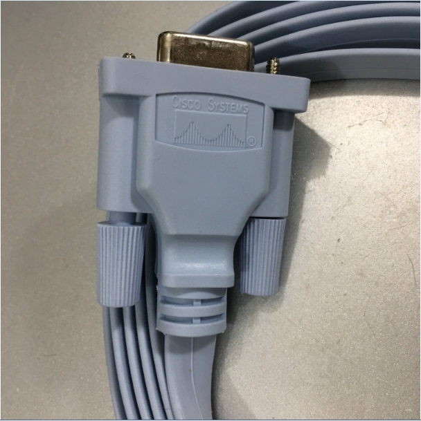 Cáp Cấu Hình Thiết Bị Mạng Network Cisco 3081377000 CONTROL RS232 DB9 Female to RJ45 Console Management Router Cable Blue Length 1.8M