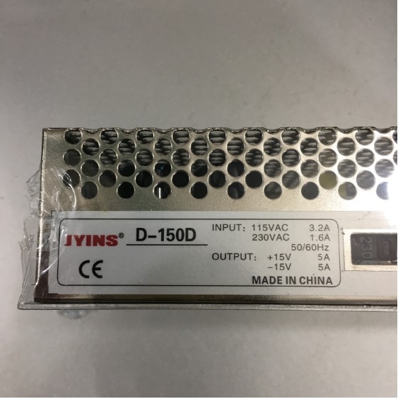 Nguồn Tổ Ong 15V 5A 75W JYINS D-150D Switch Power Supply For Sử Dụng Cho tự Động Hóa Công Nghiệp