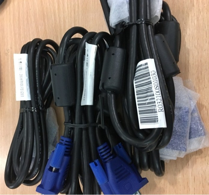 Cáp VGA Chất Lượng Cao R032100S01030 Hotron Original Monitor VGA Cable HD15 M/M Length 1.8M