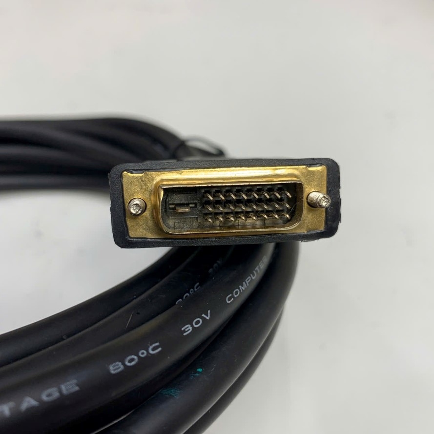 Cáp Tín Hiệu 5M 17ft DVI-D Dual-Link Digital Cable DVI-D (24+1 Pin) Male to Male Gold plated Contacts For Thiết Bị Nội Soi MedTech company KARL STORZ witch Monitor DVI Video Connection