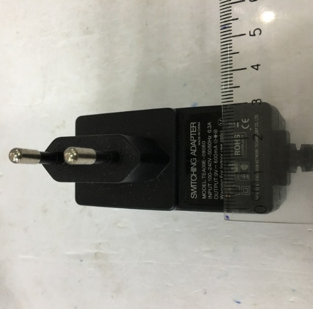 Adapter Original 9V 0.6A TEA09E-09060 Connector Size 5.5mm x 2.5mm