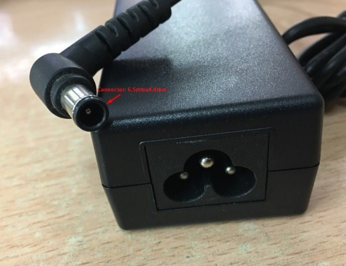 Chuyển Nguồn Màn Hình LG 27MP68VQ 27'' AH-IPS Adapter Original LG 19V 2.1A 40W Connector Size 6.5mm x 4.4mm