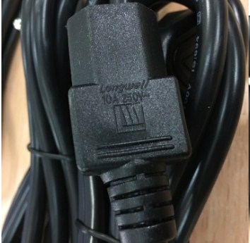 Dây nguồn Longwell LP-67 LS-13 403440-001 India IS16A3 Plug to IEC C13 Power Cord 10A 250V H03VV-F 1.0mm² length 1.8M
