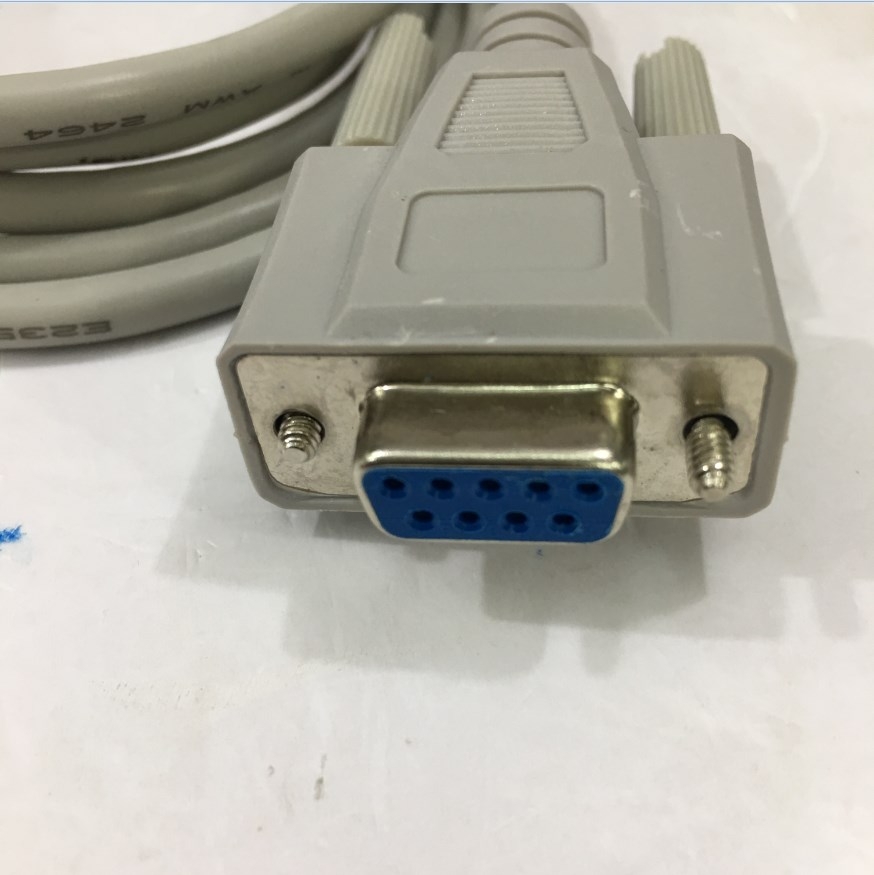 Cáp Điều Khiển Cisco Console Router Cable 3081401400 RS232 Straight Through Serial DB9 Female to DB9 Female PVC Grey Length 1.5M