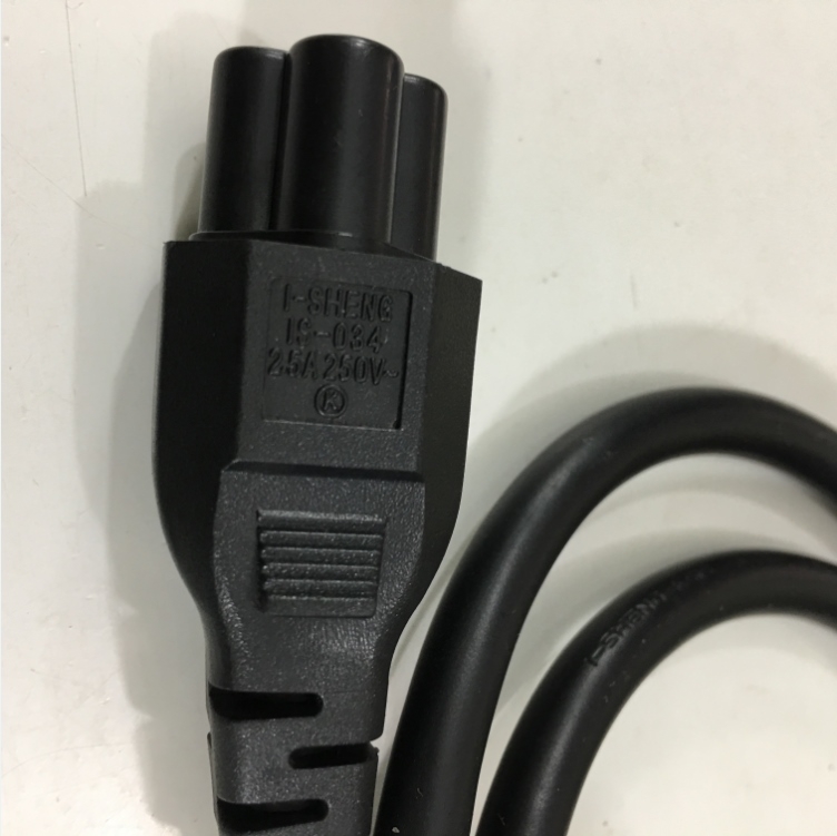 Dây Nguồn I-SHENG SP-506A IS-034 AC Power Cord Australia & China IEC60320 IEC C5 10A 2.5A 250V 3X0.5mm Length 90Cm