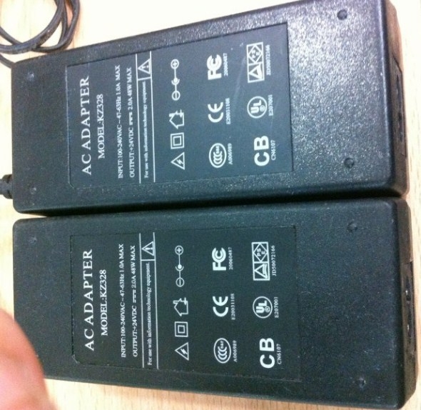 Adapter Original KZ328 24V 2A Connector Size 5.5mm x 2.1mm