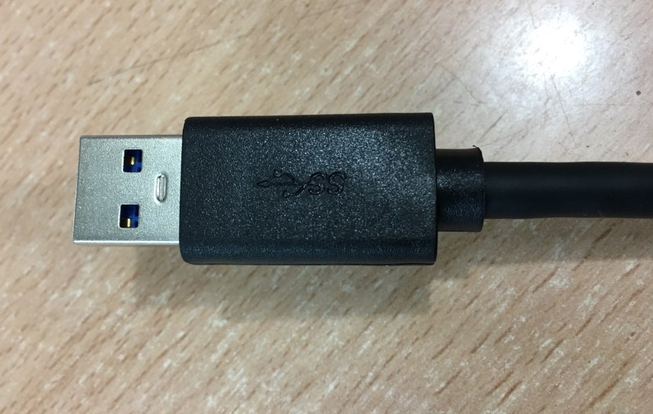 Cáp Kết Nối Tấc Độ Cao Chính Hãng Dell SuperSpeed USB 3.0 Type A Male To Type A Male 28AWG Cable Black Dài 1M