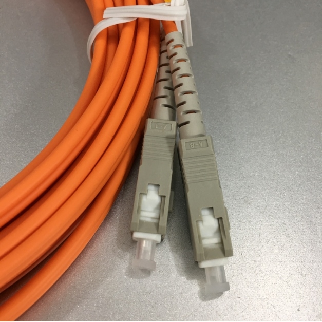 Dây Nhẩy Quang SC To ST Duplex Multimode Fiber Optic Patch Cord SC-ST Cable OS2 50/125 3.0mm PVC Length 5M