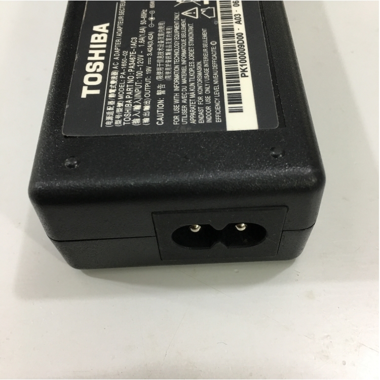 Bộ Chuyển Đổi Nguồn Adapter TOSHIBA 19V 3.42A PA-1650-02 Connector Size 5.5mm x 2.5mm