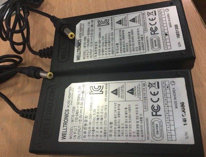 Adapter Original WELLTRONICS WTS-1205 12V 5A 60W For Router & Monitor LCD Connector Size 5.5mm x 2.5mm