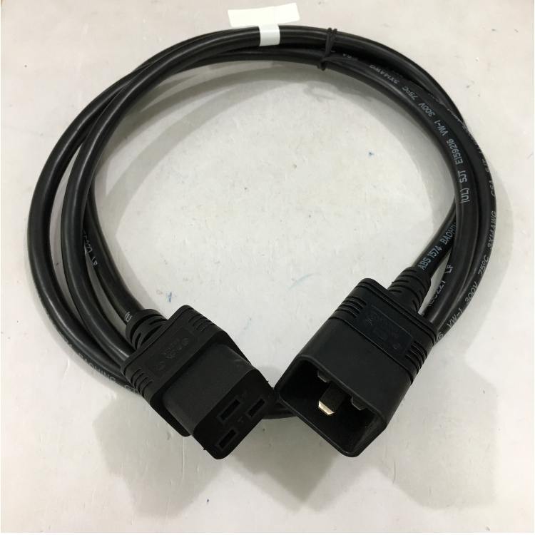 Dây Nguồn Máy Chủ VOLEX VSC19 VAC20S AC Power Cord IEC320 C19 To IEC320 C20 16A 250V 14AWG 3x2.08mm For Server IBM HP DELL LENOVO Và APC Smart-UPS SRT 8000VA RM 230V Length 1.8M