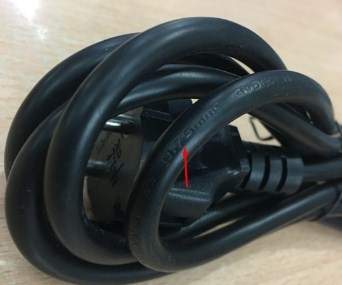 Cáp Nguồn Yung Li YP-23K YC-14 IEC C5 250V 2.5A Euro Power Cord 2 Prong 3x0.75mm Length 1.8M