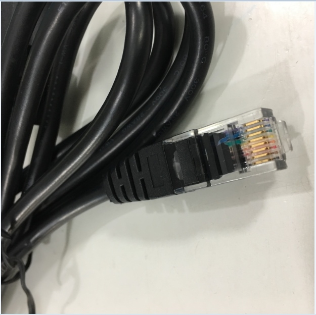 Cáp Lập Trình IC200CBL500 1.5M VersaMax Nano/Micro PLC Programming Cable Download Line RS232 DB9F to RJ45