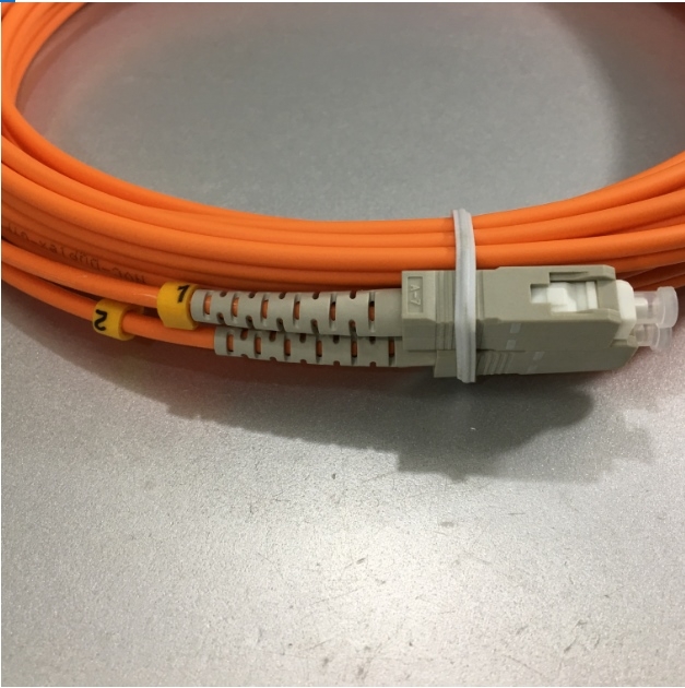 Dây Nhẩy Quang SC To SC Duplex Multimode Fiber Optic Patch Cord SC-SC Cable OS2 50/125 3.0mm PVC Length 5M