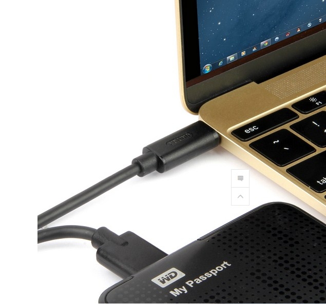 Cáp Chuyển USB 3.1 Type C To USB 3.0 Micro B Int Chính Hãng Unitek  Y-C475BK 10Gbit/s Dài 1M