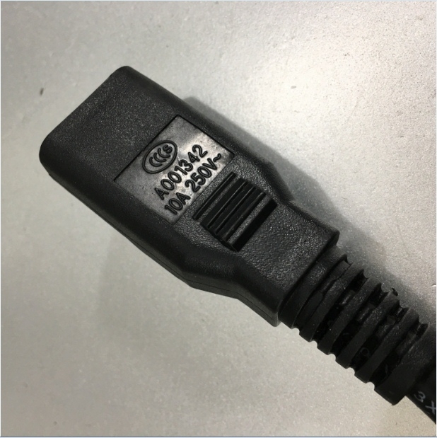 Dây Nguồn Máy Chủ Computer Server Cable Power Cord IEC C13 to C14 Guangzhou Panyu PD-032 PD-033 10A 250V 18AWG 3x1.0mm² For Rack Mount PDU UPS Length 1.5M