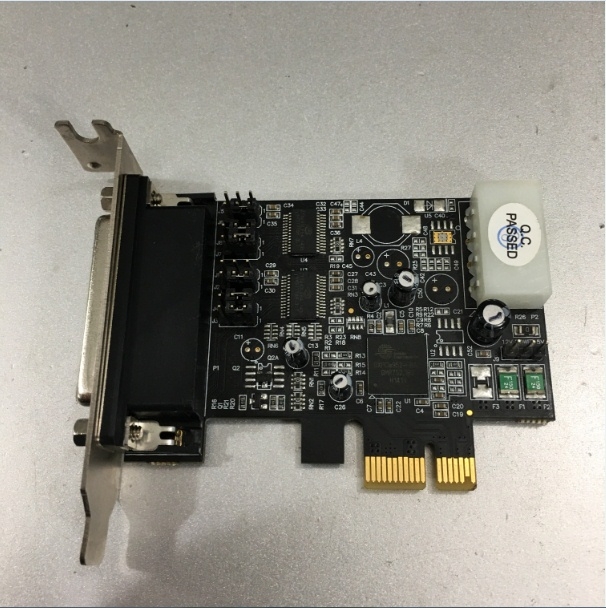 Card PCI Express to 2 Port RS232 Serial Chính Hãng ADVANTECH BB-DSLP-PCIE-100 For Computer Desktop SFF Low Profile PCI Express Board