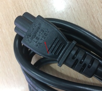 Dây Nguồn Longwell LP-30B LS-18 Japan JIS IEC C5 125V 7A USA & CANADA 3 PRONG POWER CORD 3x0.75mm Length 1.8M