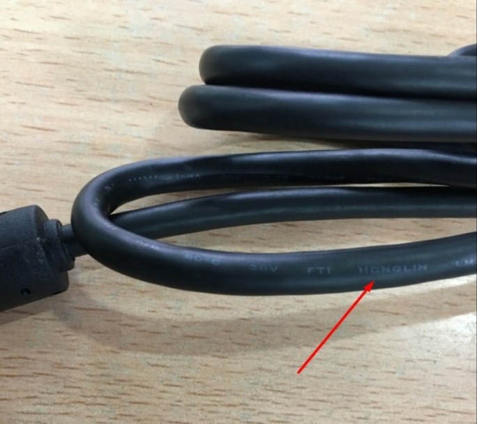Cáp VGA Chất Lượng Cao Honglin E239426 Original VGA Video CABLE M/M 4+5 Length 1.8M
