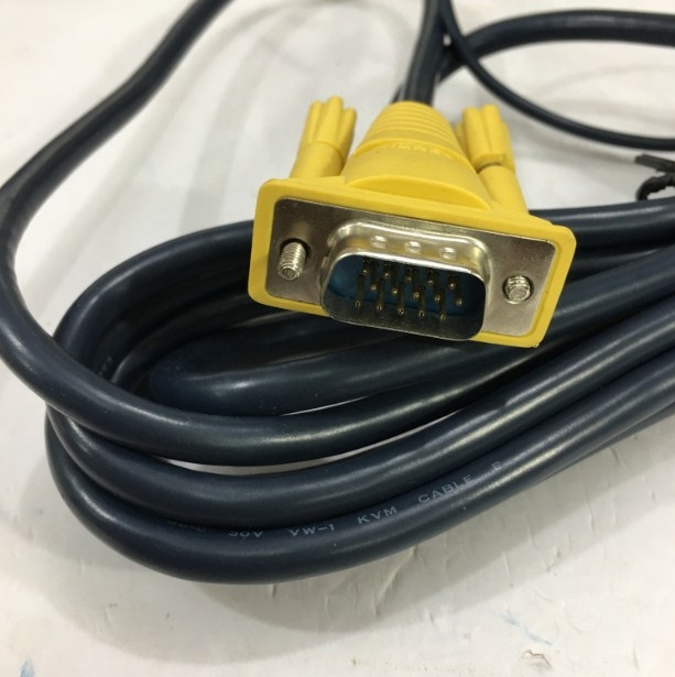 Cáp Điều Khiển LANBE Cable KVM Switch 3 in 1 VGA USB Black Length 3M