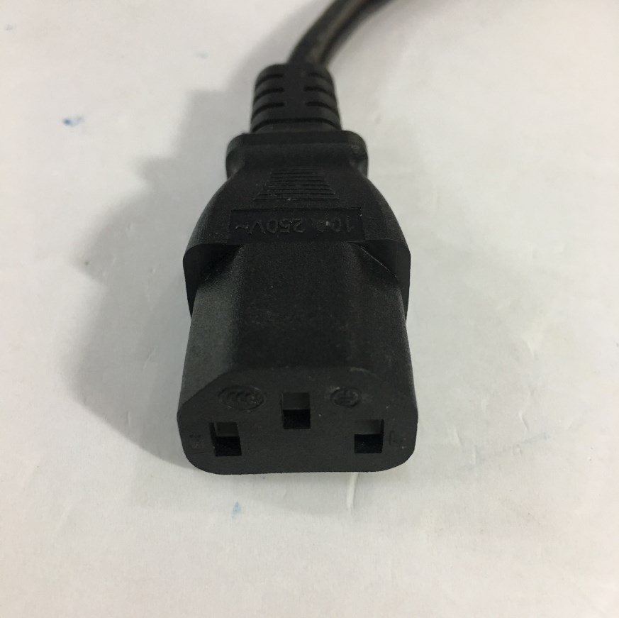 Dây Nguồn TRIACE TS-407 HUAN QIU HQ-AC025 Chuẩn 2 Chân Đầu Tròn AC Power Cord Schuko CEE7 Euro Plug to C13 10A 250V 3x0.75mm Length 1.8M