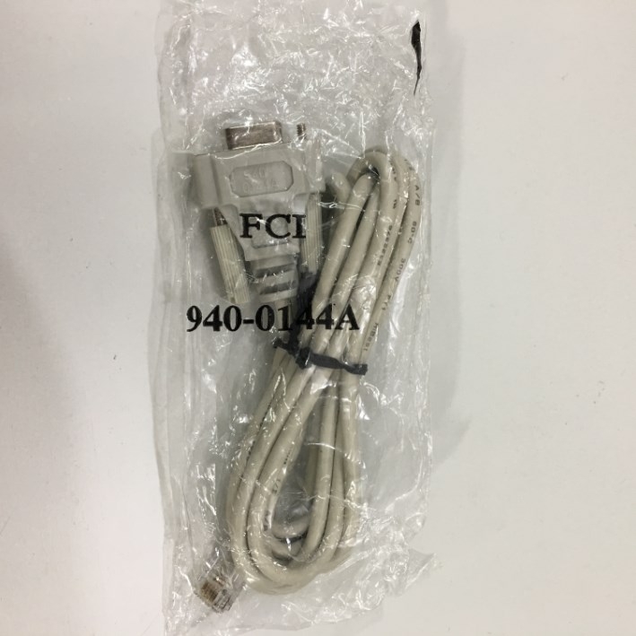 Cáp Điều Khiển APC 940-0144A Serial Console Cable DB9 Female to RJ12 Male For Rack PDU AP7900 AP7901 AP7902 AP7930 AP7932 AP7940 AP7941 Grey length 2.1M