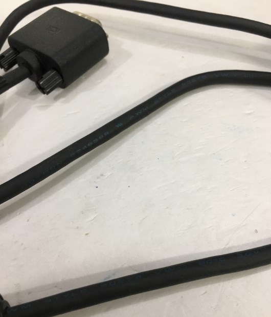 Cáp VGA Original Dell HONTRON E246588 20276 Hàng Đi Theo Màn Hình Chất lượng Cao Monitor Cable HD15 Male to Male VGA Resolution Up To 1920 x 1200 Black Length 1.8M