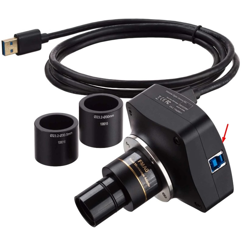 Cáp NETmate 5Gbps USB 3.0 Type A to Type B M/M Cable 17Ft Dài 5M For Kính Hiển Vi Điện Tử Microscope Digital Camera High-Speed USB 3.0 Với Computer Desktop and Laptop