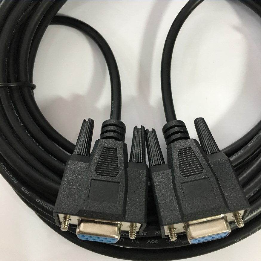 Cáp Kết Nối Agilent RS232-61601 Cross Cable Female to DB9 Female PVC Black Length 8M