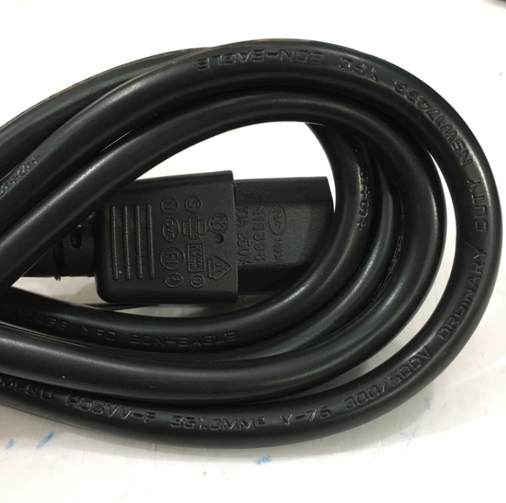 Dây Nguồn Máy Chủ YFC BONEAGLE YFC-C-SF-81 SF-82AC Power Cord C13 to C14 10A 250V 3x1.0mm² 18AWG For UPS PDU APC ARES Eaton Emerson Và Server Rack Length 1.6M