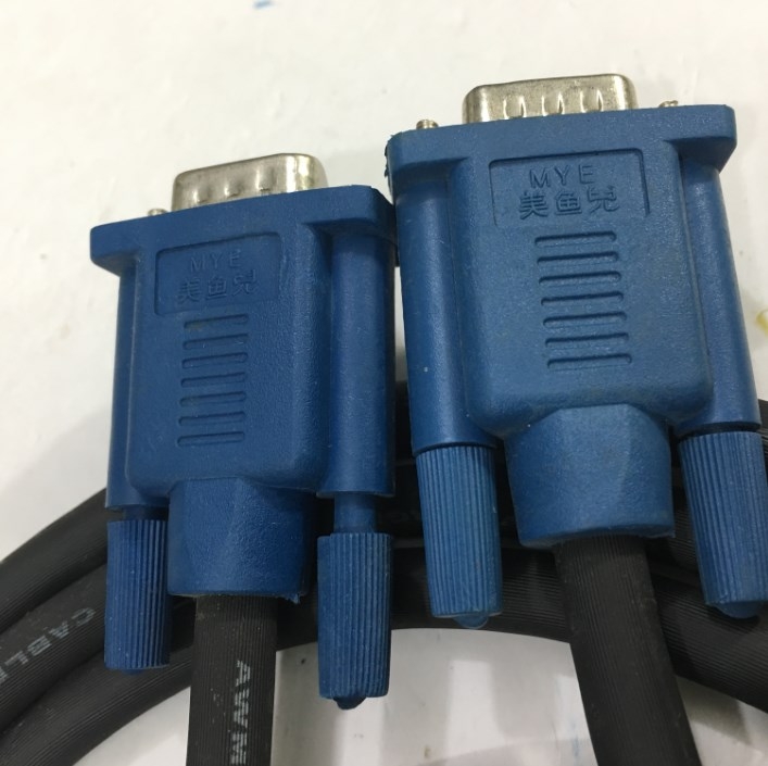 Cáp VGA 3+6 MYE Monitor Cable HD15 Male to Male VGA For Projection TV Computer Monitor Black Length 3M