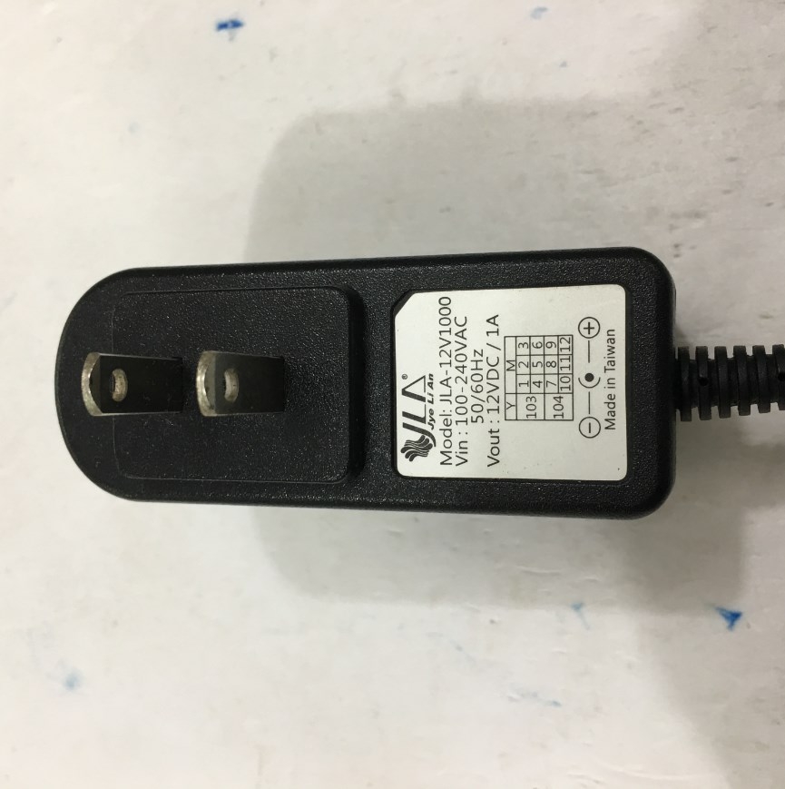 Adapter Original 12V 1A 12W JYE LI AN JYA-12V1000 Connector Size 5.5mm x 2.5mm