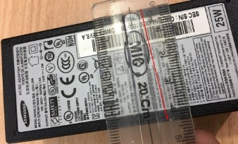 Adapter 14V 1.79A 25W SAMSUNG A2514_DPN For Monitor LED SAMSUNG S22C S23C S24C S27C Connector Size 6.5mm x 4.4mm
