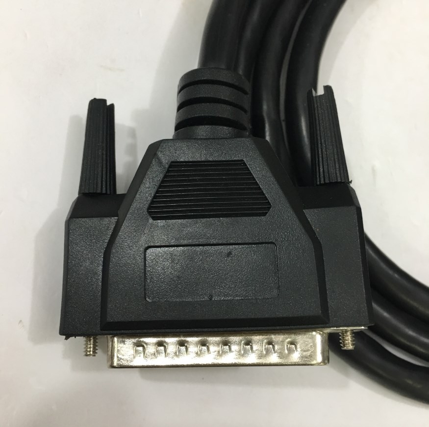 Cáp Điều Khiển RS232 DB25 Male to DB15 Female 2 Row 15Pin 28AWG Cable Black Length 1.5M